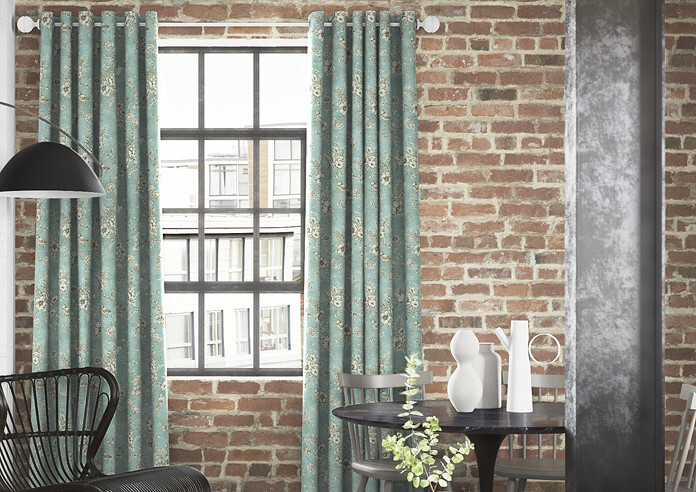 Finch Toile, Eau de Nil - Made to Measure Curtains - Image 3